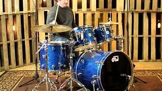 DW Collector's Series Shell Pack Blue Glass Finish Ply