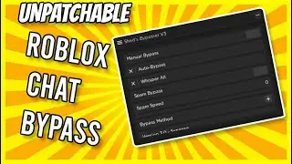 (PATCHED) Roblox Chat Bypass GUI [PASTEBIN]