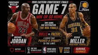 Bulls vs Pacers – 1998 ECF Game 7 | FULL Broadcast | Jordan Survives, Dynasty Advances