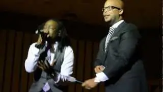 James Fortune blesses Bishop I. V. HIllard 50/60 Diamond Jubilee Celebration