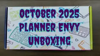October 2025 Planner Envy Unboxing
