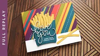 LIVE CRAFTING - Make a card with Kristina!