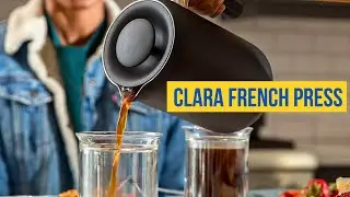 Fellow Clara Insulated Coffee Maker | Portable French Press Stainless Steel | Best French Press