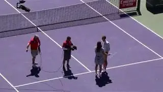 Federer surprises fans at Indian Wells 2019