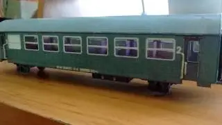 Prezentacja kartonowych wagon&oacute;w 94A i 102A