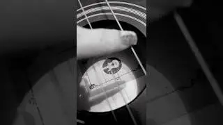 Fuzzy Glue Acylics for lil triangle(Pik) blackbox guitar w 3 strings other strings snapped🫰