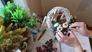 Mały wianek w kolorach jesieni