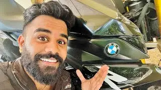 Finally meri BMW Bike aagyi 😍 service complete ♥️