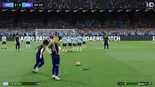 Free Kick Sasuke: Argentina vs Jump Force FC - Efootball 21 Daeng patch 2024