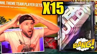 15 THEME TEAM PACKS! 99 OVERALL PULL, LETS GO! | NHL 22 THEME TEAM PACK OPENING