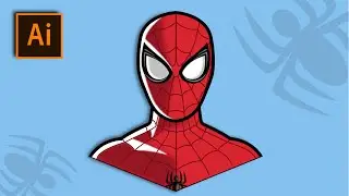 How To Create Spider-Man | Spider-Man Vector Art | Adobe Illustrator CC