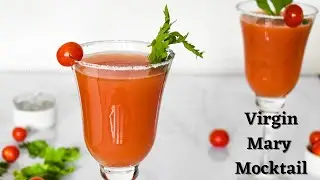 Virgin Mary Mocktail Recipe | How to make Virgin Mary Recipe | Low Calorie Mocktails Recipe