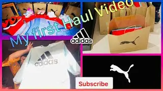 #haul #haulvideo #shoppinghaul ||My First Haul Video ||#addidas #puma #haultryon #hauls #hoodie