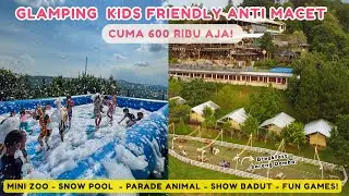 GLAMPING MURAH DI SENTUL ❗️ WOOLY HOTEL & GLAMPING || GLAMPING KIDS FRIENDLY || GLAMPING BARU MURAH