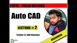 #AutoCAD #AutoCADbasics #PolarCoordinates  Concept of Polar Coordinate System in Urdu Lecture#2