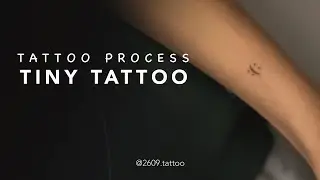 Tiny Smile Tattoo Process | Minimal Tattoo