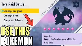 Use THIS Pokemon to DESTROY the 7 STAR Charizard Raid in Pokemon Scarlet and Violet