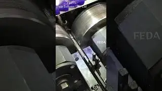 FD-12T thread rolling machine processes external thread#machine #engineering #factory #auto #making