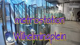 Станция метро Wilhelminaplein в 2025 году (4K)