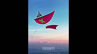 The Sound Of A Scary Kite☠️🔥 #kite #layangan #patang #kiteflying #thadieu #short