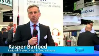 PMR Expo 2011-Kasper Barfoed from Sepura presents STP8X ATEX TETRA Radio