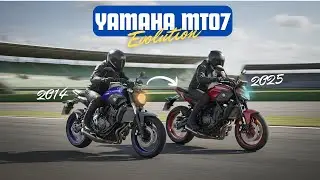 Yamaha MT07 Evolution (2014 - 2025) | Motorcycle Evolution #35