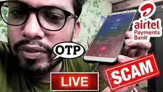 Airtel Payments Bank Fraud call | Live Fraud Airtel Bank | iIrtel Bank OTP Fraud Call | Fraud Call