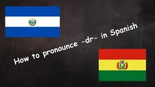 How to pronounce -dr- in Spanish