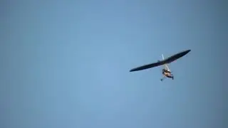 Microlight Gliders Flying over Buxton, Derbyshire