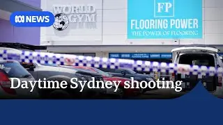 Police swarm a Sydney gym after multiple shots fired at a man | ABC NEWS