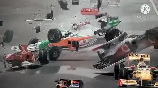F1 2010 GP Korea Crash