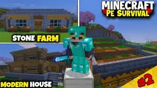 I Built ALL Starting Farms in Minecraft Survival🔥| EP-2 (Hindi) 