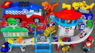 PAW Patrol Unboxing Cool Spiral Rescue Jet Toy | Cat Pack Adventure Tower Set | Mobile Pit Stop