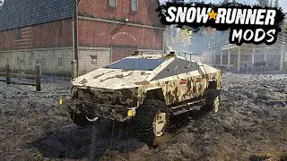 SnowRunner Mods | Tesla CyberTruck Off-Road Test-Drive