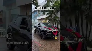 TATA HARRIER DARK EDITION 2024  Delivery Status 🖤 🥳✌️ #darkedition #Delivery #status #shorts