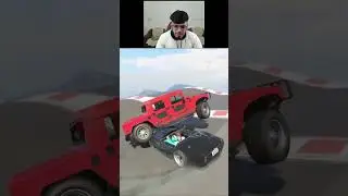 Papa Player struggling in GTA 5 mega ramp