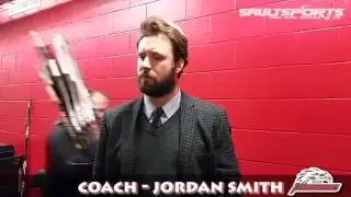 Saultsports.com Post Game with Soo Thunderbird coach Jordan Smith