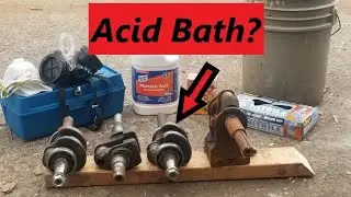 How to restore a damaged small engine crankshaft with blown connecting rod with amazing results!