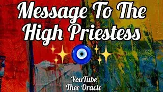 Message To The High Priestess ✨💫✨🧿✨🖤✨