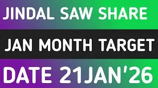 JINDAL SAW STOCK LATEST NEWS 21JAN'26/JINDAL SAW SHARE LATEST ANALYSIS WITH TARGET FORECAST 