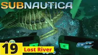 Explorando o Rio Perdido (Lost River) entrada LAVA ZONE  Subnautica MestreGames