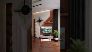 TV cabinet Design for living room #newwoodworks #interiordesign #ytshorts #tvunit
