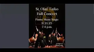 St  Olaf Taiko Concert Fall 2025