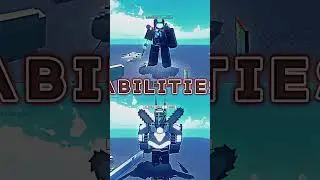 Damaged TItan Telescope Vs Upgraded Titan Saw #roblox #edit #superboxsiegedefense