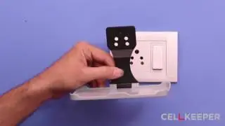 CELLKEEPER Mobile Wall Charging Stand | Phone Holder for Home Office | Station | Shelf | Wall Mount