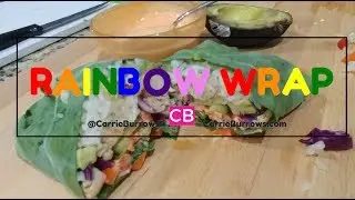 Rainbow Wrap: Gluten Free, Paleo And Delicious!