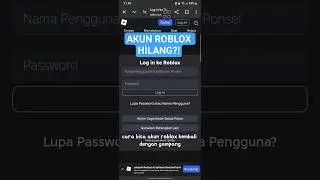 CARA MENGEMBALIKAN AKUN ROBLOX YANG HILANG 🔥 | ROBLOX ACCOUNT RECOVERY 2025