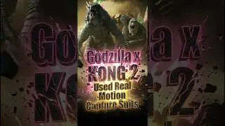 Godzilla x Kong 2 Used Real Motion Capture Suits #godzilla #godzillavskong #movie #moviefacts