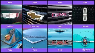 OLD vs NEW: American Car Logos Evolution (USA Edition)