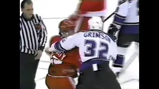Darren McCarty Vs. Stu Grimson Mar. 3rd, 2001
